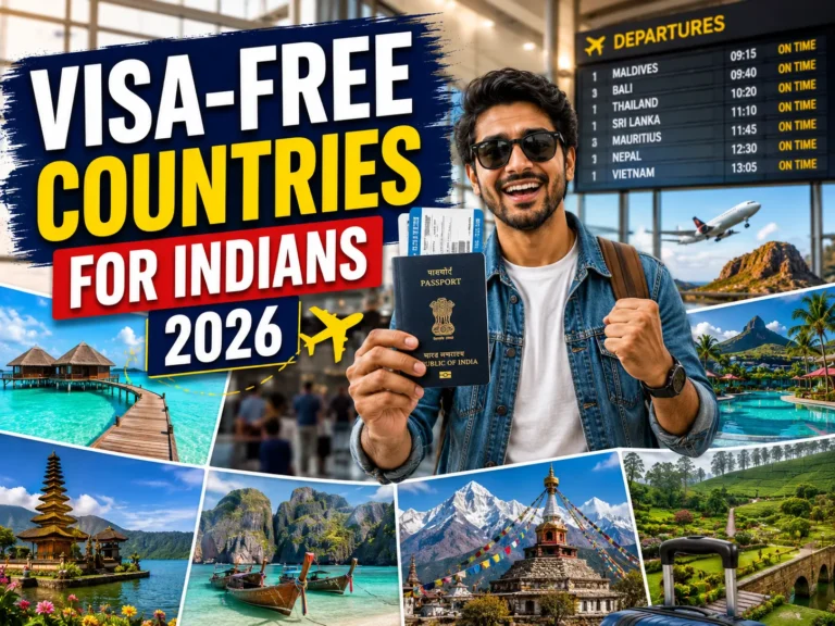 Visa-Free Countries for Indians in 2026 – Complete Travel Guide
