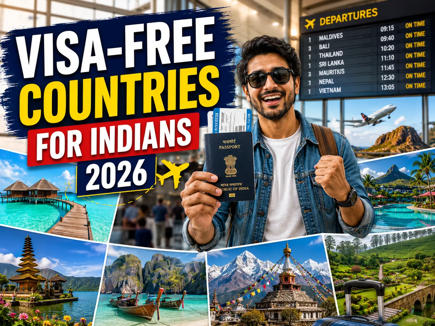 Visa-Free Countries for Indians in 2026 – Complete Travel Guide