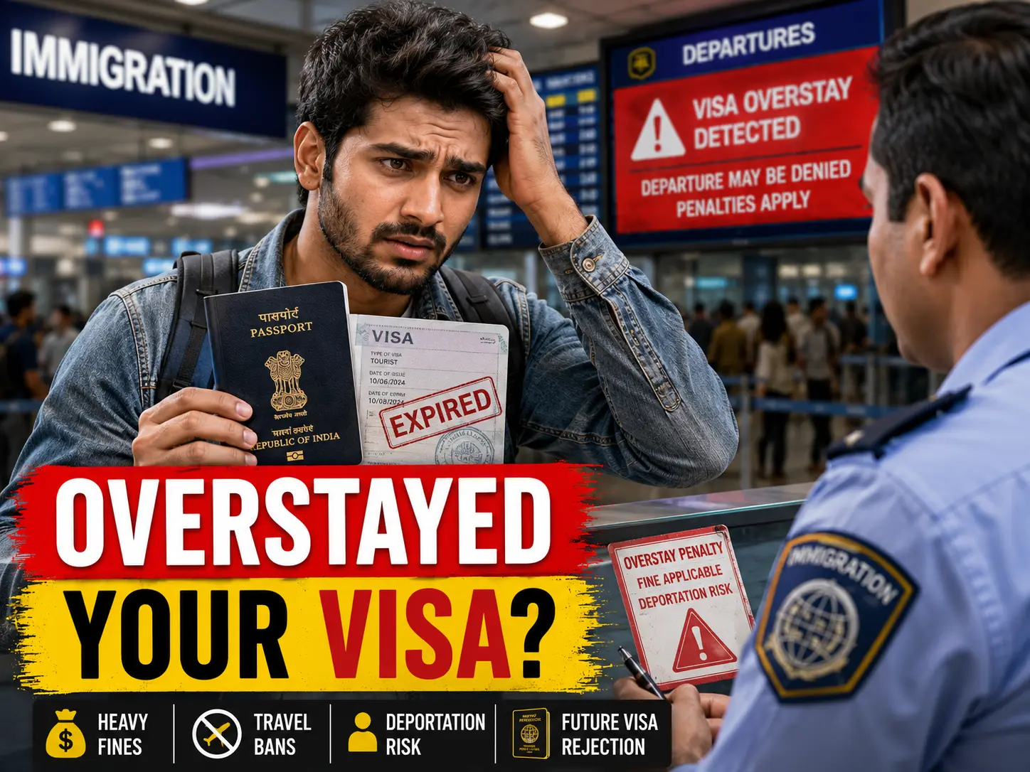 Visa Overstay Rules Explained 2026: Fines, Deportation & Travel Bans