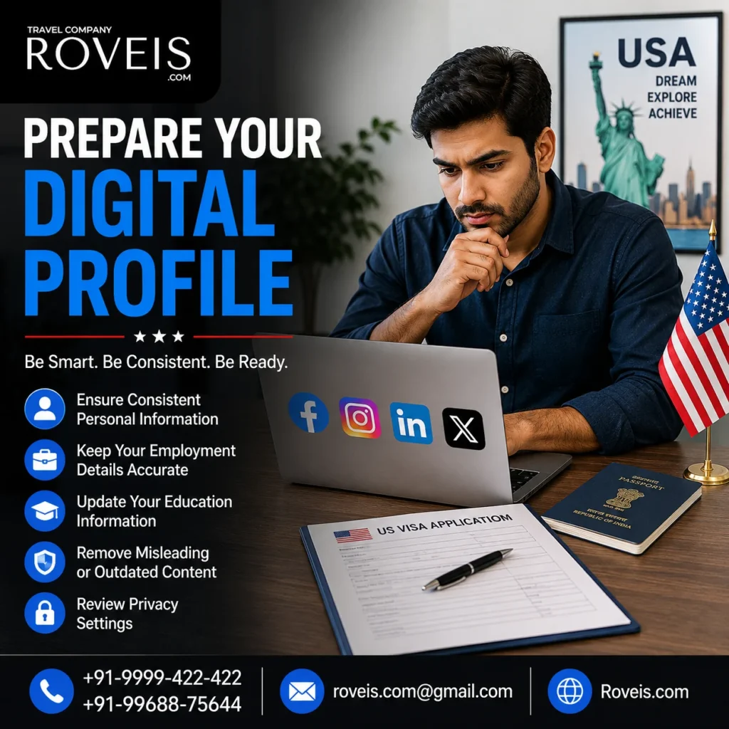 Digital Profile for Visa Application - Roveis.com