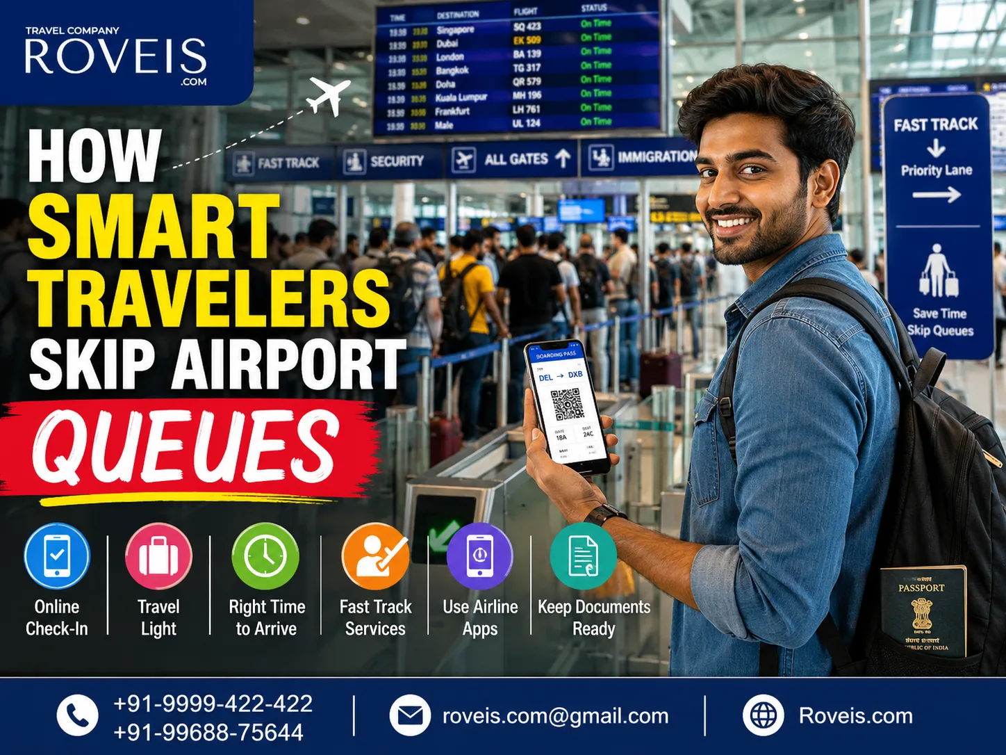 Airport Secrets: How Smart Travelers Skip Long Queues Every Time