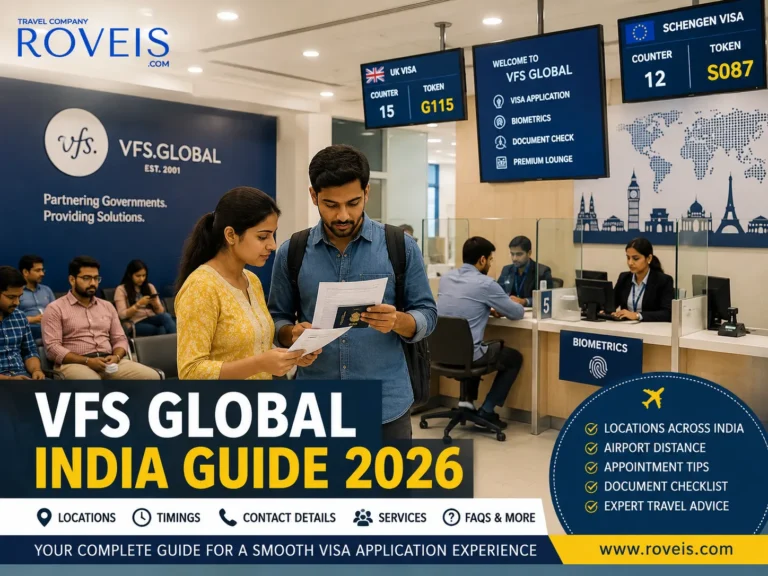 VFS Global India Guide 2026: Locations, Timings, Contact Details & More - Roveis.com
