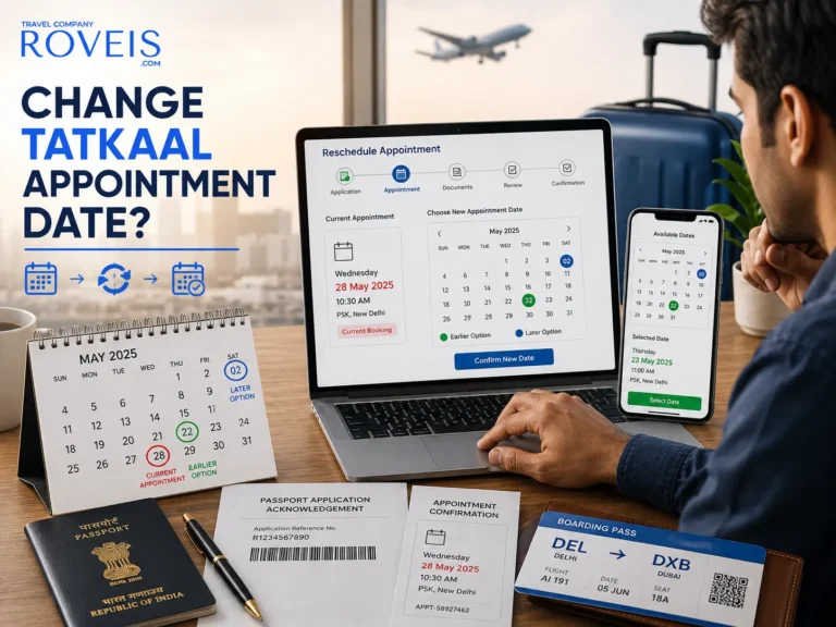 Can I Change Tatkaal Passport Appointment Date? - Roveis.com