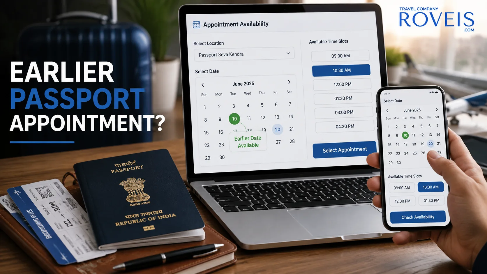 Can I Get a Passport Appointment on an Earlier Date? - Roveis.com