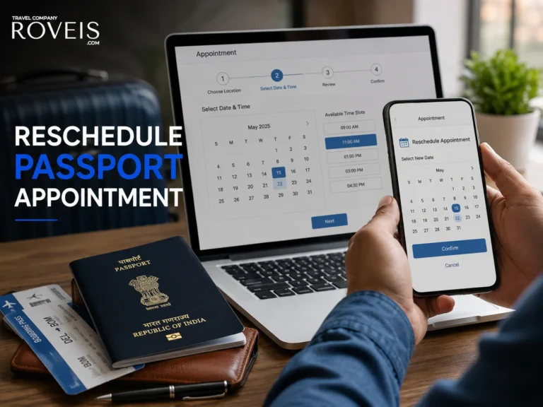 How to Reschedule a Passport Appointment in India - Roveis.com