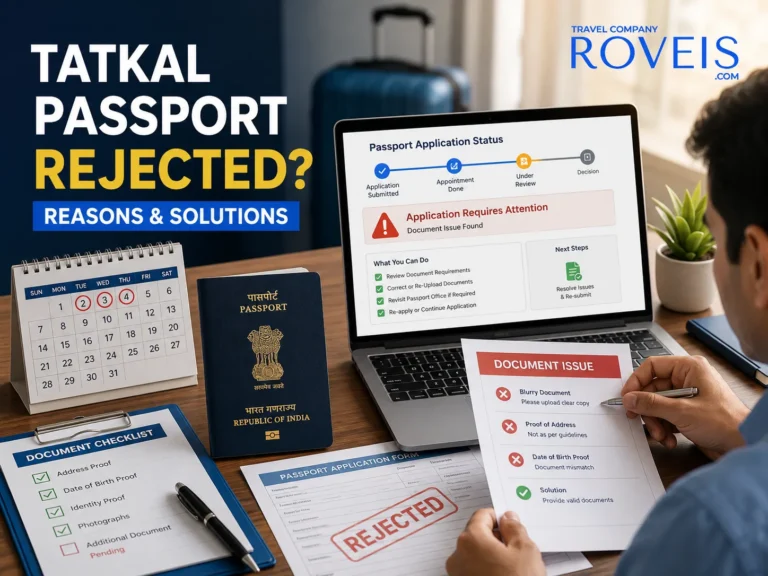 Tatkal Passport Application Rejected: Reasons and Solutions - Roveis.com