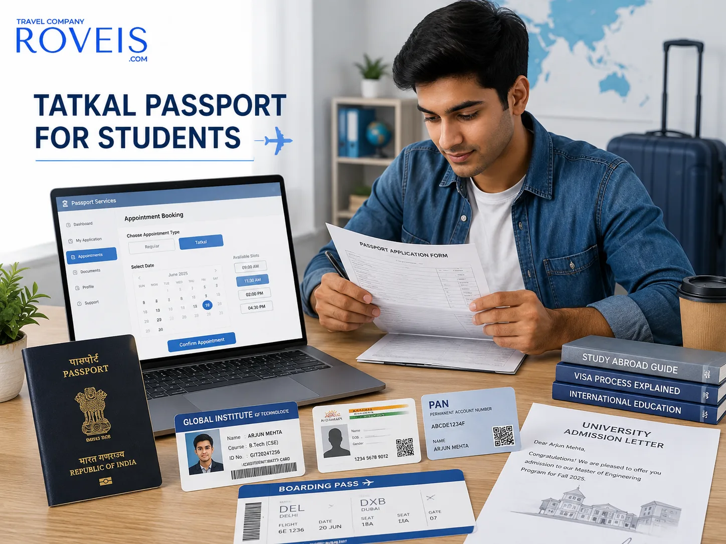 Tatkal Passport for Students: Requirements and Process - Roveis.com